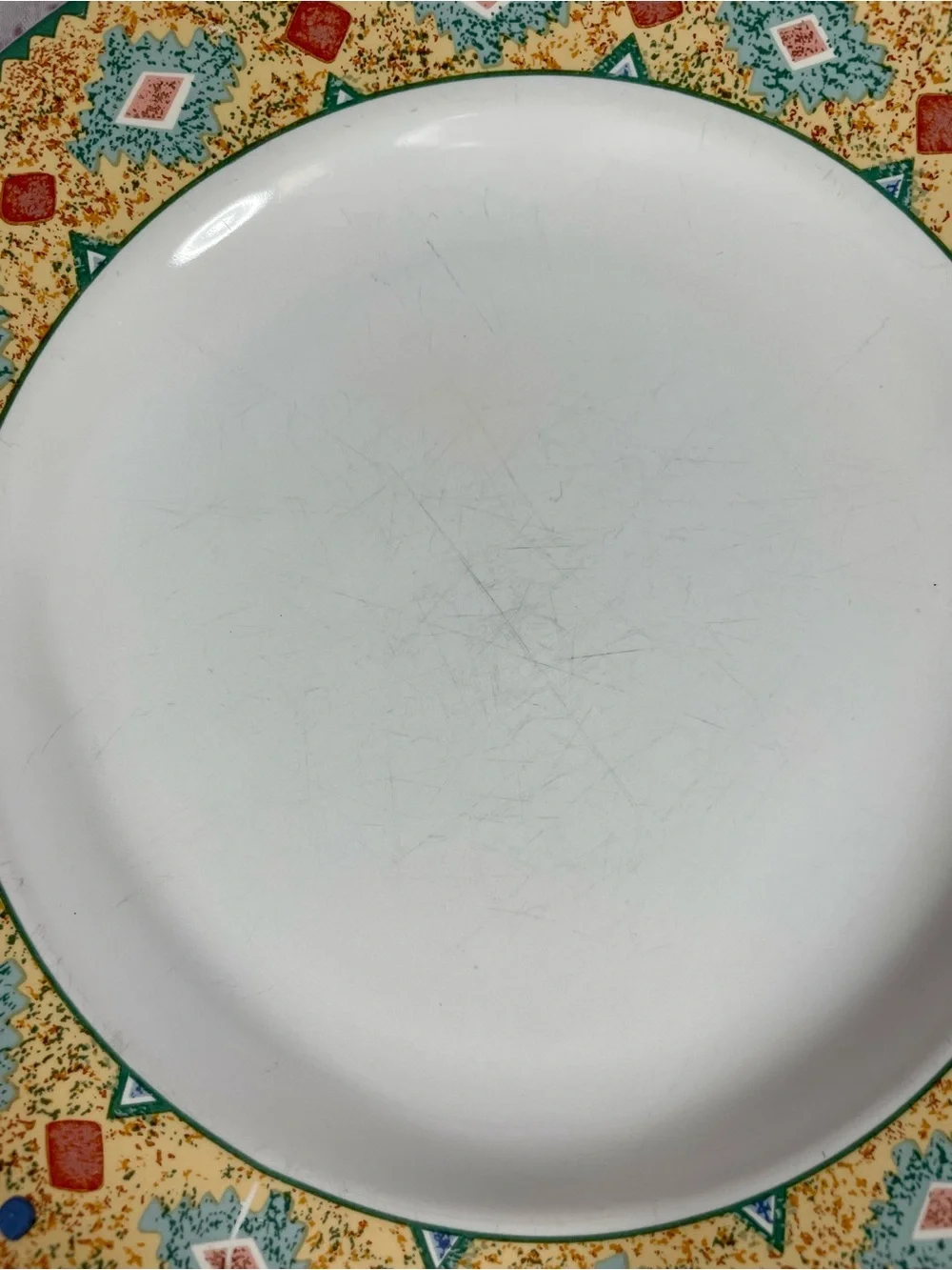 Vintage Sakura Moccasin Sue Zipkin Southwestern Stoneware Salad Plate Set of 2